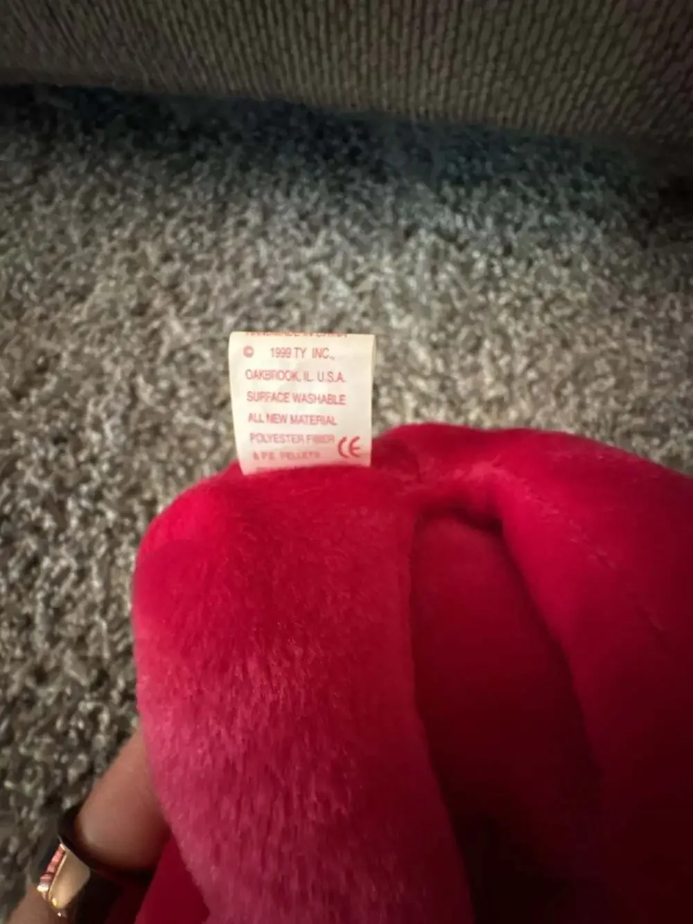 Ty Beanie Baby Valentina The Bear (1998)